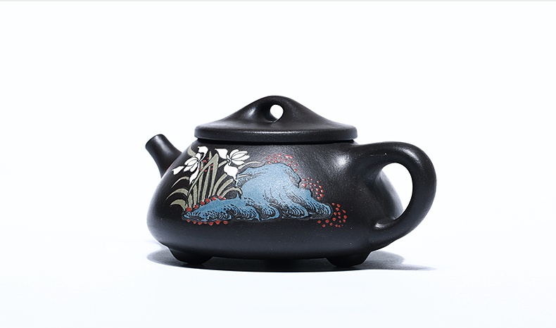 石瓢手工紫砂壺，精致典雅紫砂壺
